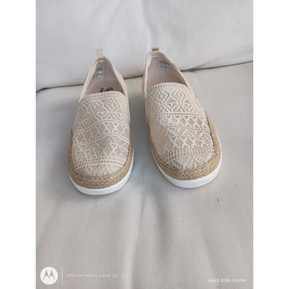 Used Skechers Womens Hi-Crisp Meadow Tan Espadrilles Size 8.5 (7737738)